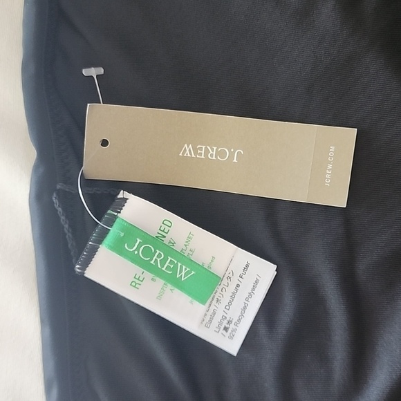 Nwt J. Crew Black Scrunchy bikini bottoms size XL - Picture 4 of 4